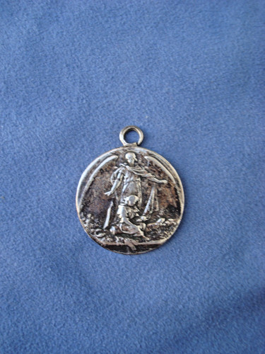 Antica medaglia metallo - in,