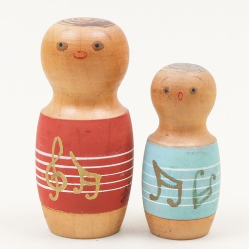 Kokeshi pezzi bambole - kokeshi,