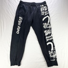 Evisu Kuro Black Sweatpants