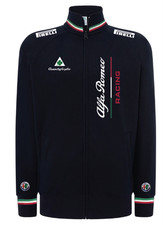 Felpa full zip italia - zip, alfa