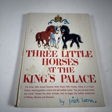Three Little Horses at the King’s Palace Book Piet Worm Vintage Hardcover 1950s