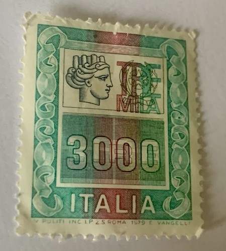 Francobollo italia 3000 - 3000, lire