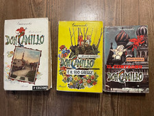 Lotto di 3 libri- GUARESCHI-DON CAMILLO - RIZZOLI 1948-1953-1963-PRIMA EDIZIONE