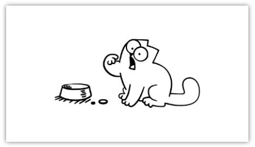 Simon cat magnette - cat, (50