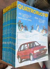Annata Quattroruote 1983 completa Riviste 12 Fascicoli Disp Altro Anno  Rivista 