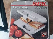 Tostiera  Sandwichmaker per 2  Toast antiaderente in acciaio inox 750 W- Imetec 
