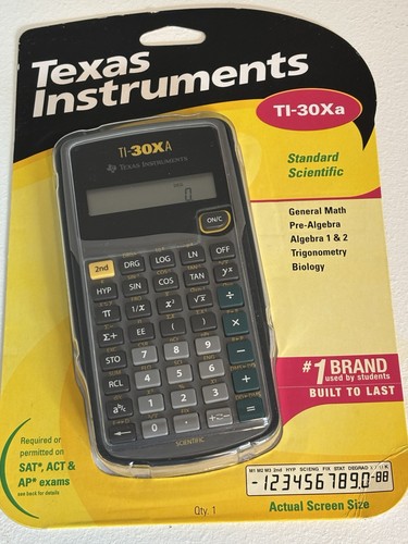 Texas instruments 30xa - texas, ti-30xa