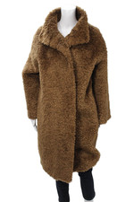 Herno Womens Faux Fur Collared