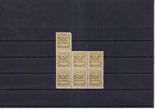 Impero tedesco 1923 valori - , di