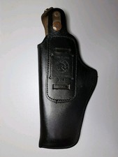 FONDINA PISTOLA VEGA HOLSTER LEATHER ID140 MADE IN ITALY VINTAGE #