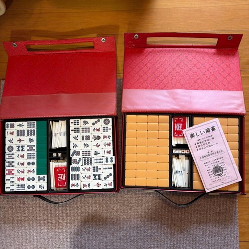 Set piastrelle mahjong manuale - set,