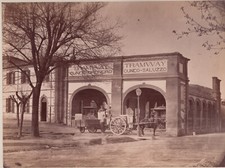 CUNEO - Tettoia metropolitana dei travia della Provincia - Fotografia RARA!!!