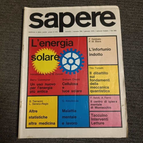 Mensile sapere 788 aprile - sapere,