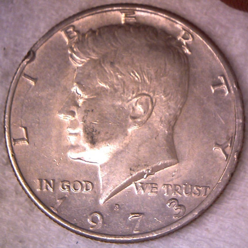 1973 mezzo dollaro kennedy - d,