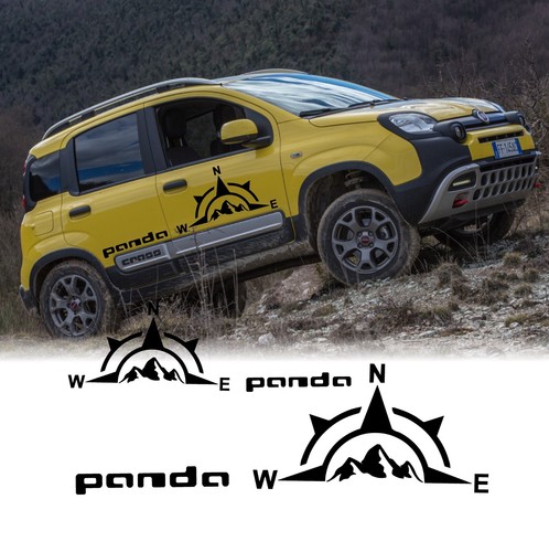 Adesivi stickers per auto fiat - stickers,