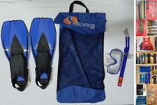 PINNE SUB SALVAS n. 36 / 41, MASCHERA e SACCA, e altro per pesca, sub e mare