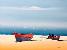 Oberdan Olio Su Tela 50x70cm