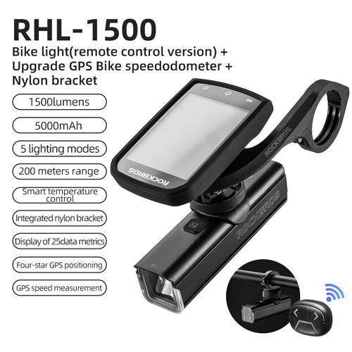 Rockbros luce bici - bici, gps