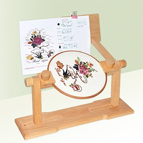 Punto croce cornice stand con - stand,