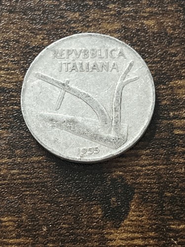 1955 italia lire alluminio - lire,