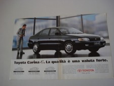 advertising Pubblicità 1996 TOYOTA CARINA E