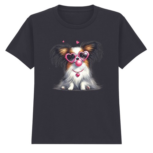Papillon cane cuore - , occhiali