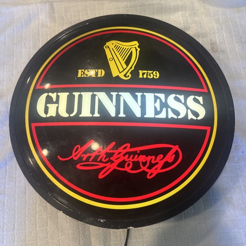 Insegna luminosa guinness beer - guinness,