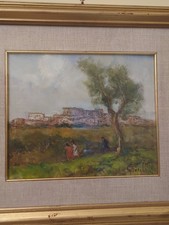 Gaetano Bocchetti  (Napoli 1888-1990) dipinto olio su tela.