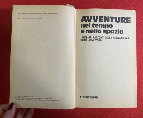 Avventure nel tempo nello - e,