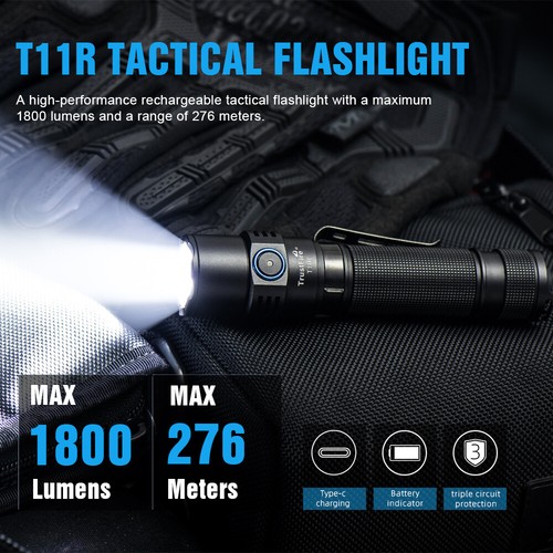 Trustfire t11r torcia edc - trustfire,