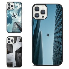 Custodia universale aereo volo sopra edifici per Samsung Galaxy Apple