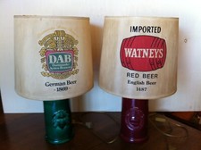 COPPIA LAMPADE PUBBLICITARIE BIRRA