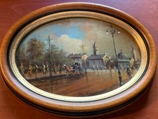 Veduta urbana - dipinto ad