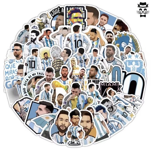 Set adesivi lionel messi - set,