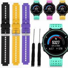 Cinturino orologio silicone per Garmin Forerunner 220/230/235/620/630/735 braccialetto