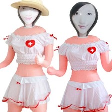 Bambola gonfiabile natalizia