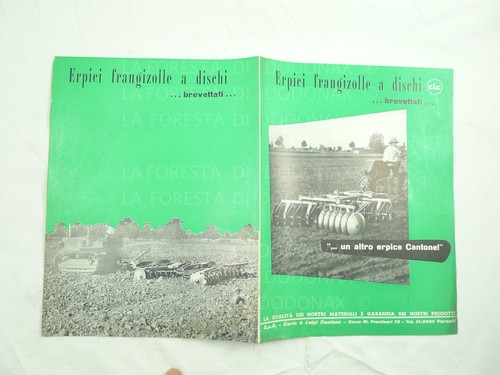 Brochure vecchio trattore - brochure,