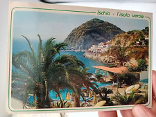 ? Vintage Cartoline ischia isola verde, s, angelo napoli