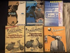 Libro e Cataloghi Vespa Ricambi ed Accessori e Lambretta Ricambi ed Accessori.