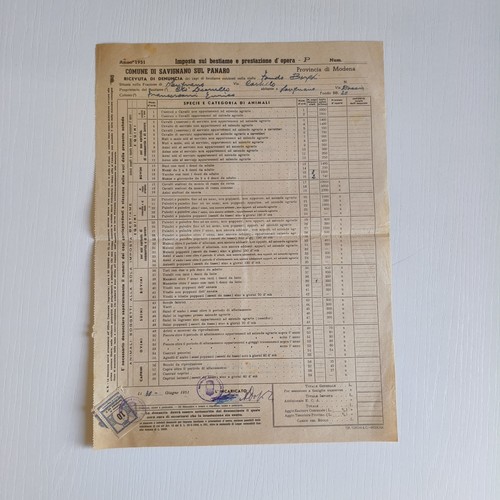1951 savignano sul panaro - savignano,