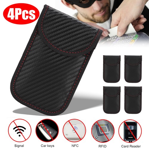 Faraday cage fob pouch - 4x,