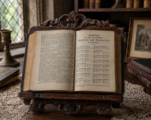 Antica bibbia luterana - bibbia,