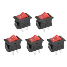 Mini boat rocker switch red 2