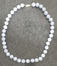 Collana Vintage Con Perle Di Agata Azzurra Anni '70