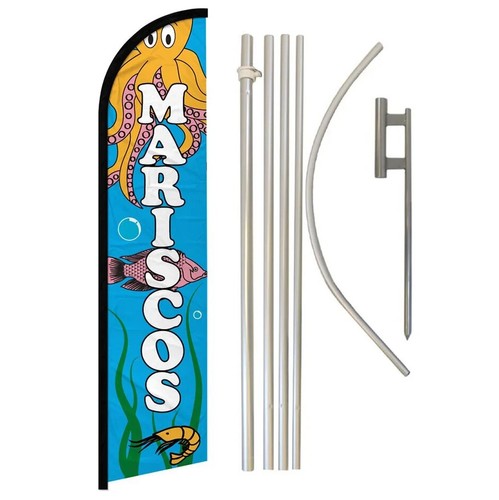 Mariscos kit bandiera palo - kit, e