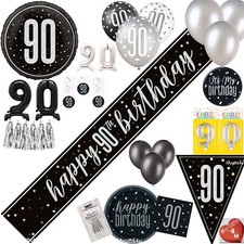 Striscione nero 90° e buon