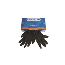 SISTAR 551.2755.M BLACK PLUS GUANTI MONOUSO LATTICE NERO TAGLIA M