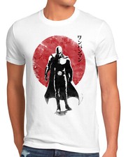 T-shirt uomo Sunset Hero saitama one punch cosplay
