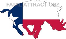 Adesivo vinile bandiera Texas