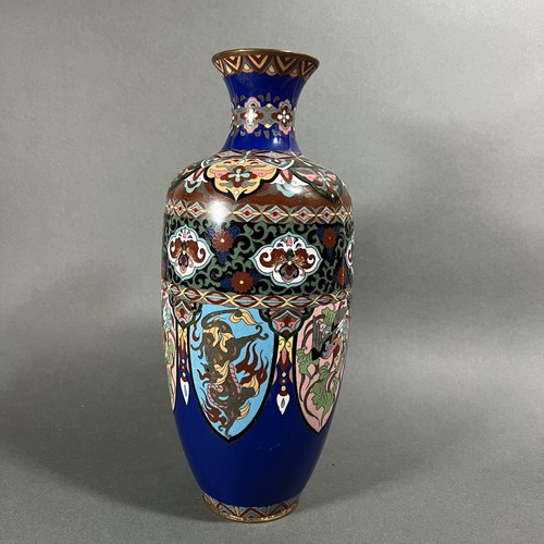 Grande vaso cloisonné